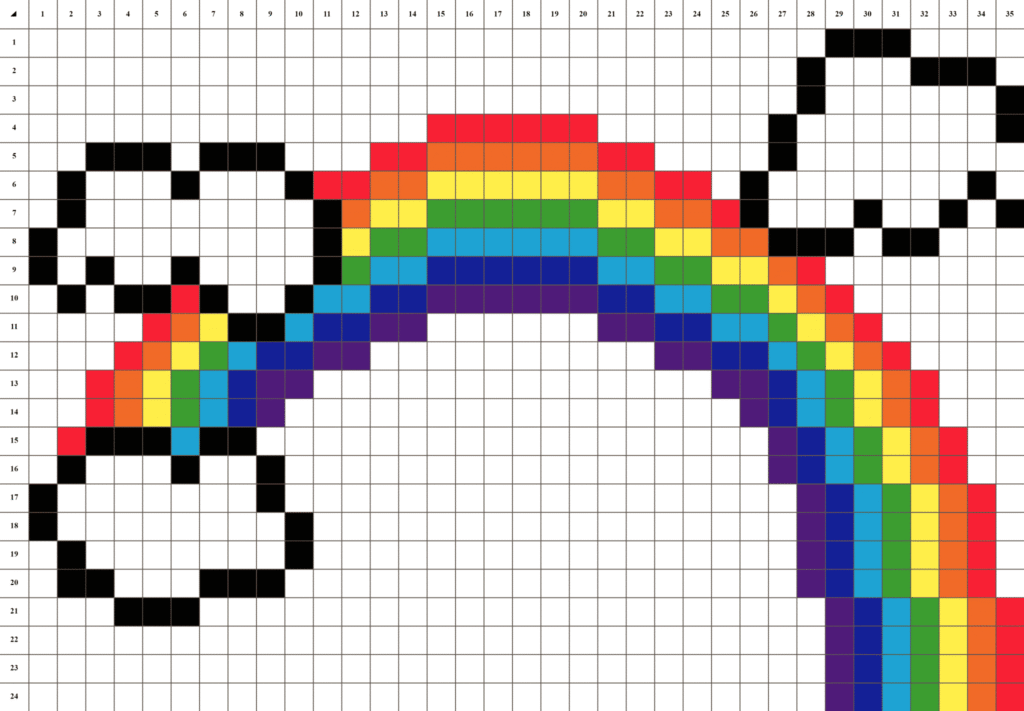 Arc en Ciel • Pixel Art