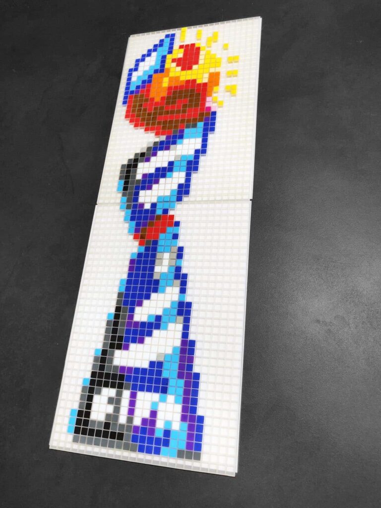 Atelier Mosaïque Pixel-art à Paris 13ème