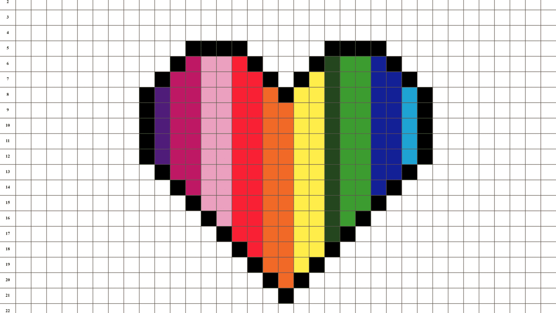 Arc en Ciel • Pixel Art
