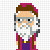 Pixel Art Harry Potter : les sorciers de Poudlard