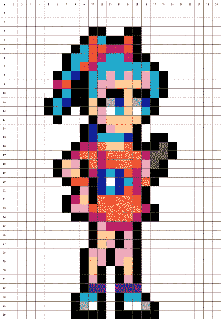 Bulma • Dragon Ball • Pixel Art