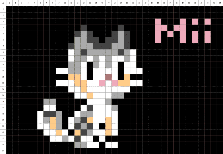 Chaton • Pixel Art