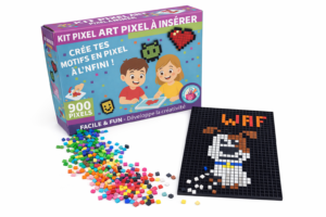 Kit tapis + 900 pixels Noir