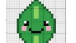 Modèle pixel art gratuit Feuillu à télécharger – La Manufacture du Pixel