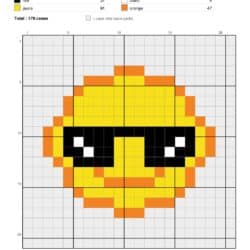 Modèle pixel art gratuit Solibus à télécharger – La Manufacture du Pixel