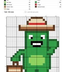 Modèle pixel art gratuit Vacaxi à télécharger – La Manufacture du Pixel