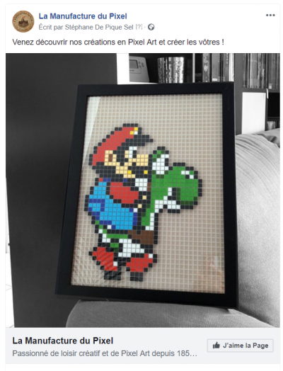 La Manufacture du Pixel | Pixel art · Loisir créatif · Mosaïque · Fun